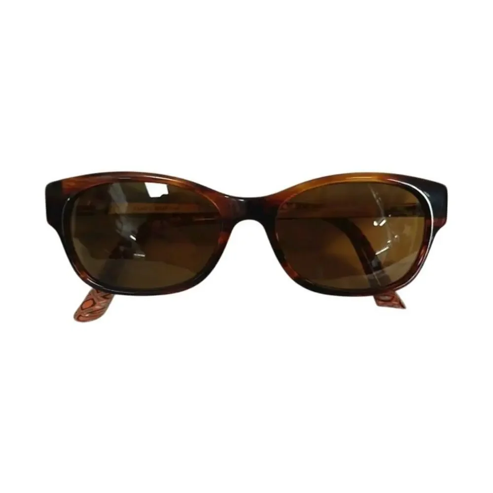 Tory Burch Tortoise Cat Eye Sunglasses Brown Acetate TB Logo TB9007 Frame 51mm